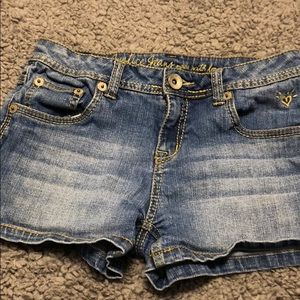 Justice jeans short regular size 14.